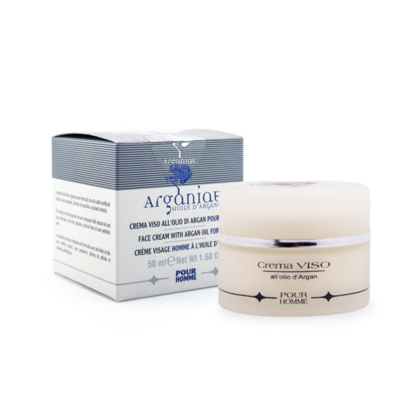 Crema viso uomo anti-age Olio di Argan